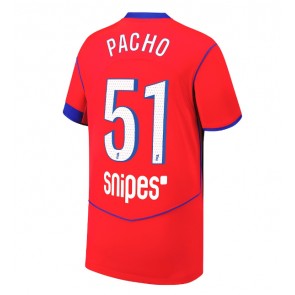Paris Saint-Germain Willian Pacho #51 Tredjetrøje 2025-26 Kortærmet